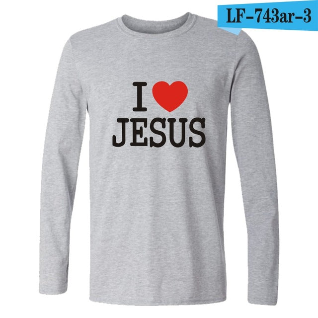 I Love Jesus Long Sleeve Men's T-Shirt
