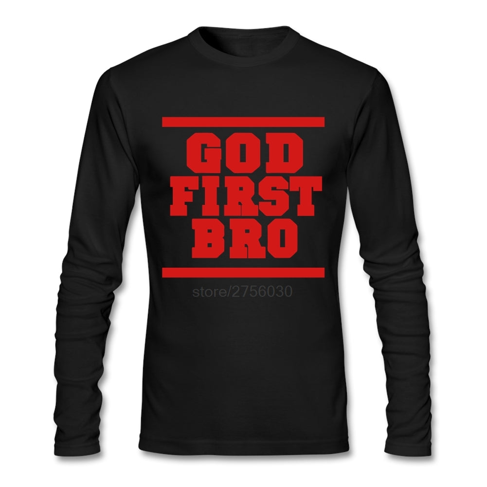 God First Bro Christian T-Shirt for Men
